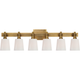Bryant Six-Light Linear Bath Sconce