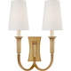 Delphia Large Double Arm Sconce