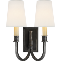 Modern Library Double Sconce