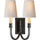 Modern Library Double Sconce