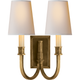 Modern Library Double Sconce