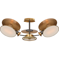 Osiris Medium Reflector Semi Flush Mount