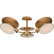 Osiris Medium Reflector Semi Flush Mount