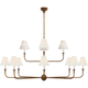 Piaf Grande Two-Tier Chandelier