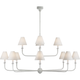 Piaf Grande Two-Tier Chandelier