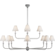 Piaf Grande Two-Tier Chandelier