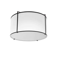 Trapezoid 2-Light Flush Mount