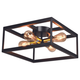 Athens 4-Light Semi-Flush Mount