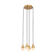 Cupola Alabaster 4-Light Chandelier