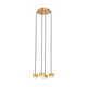 Gable Alabaster 4-Light Chandelier