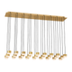 Gable Alabaster 27-Light Chandelier
