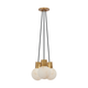 Mina Alabaster 3-Light Small Chandelier