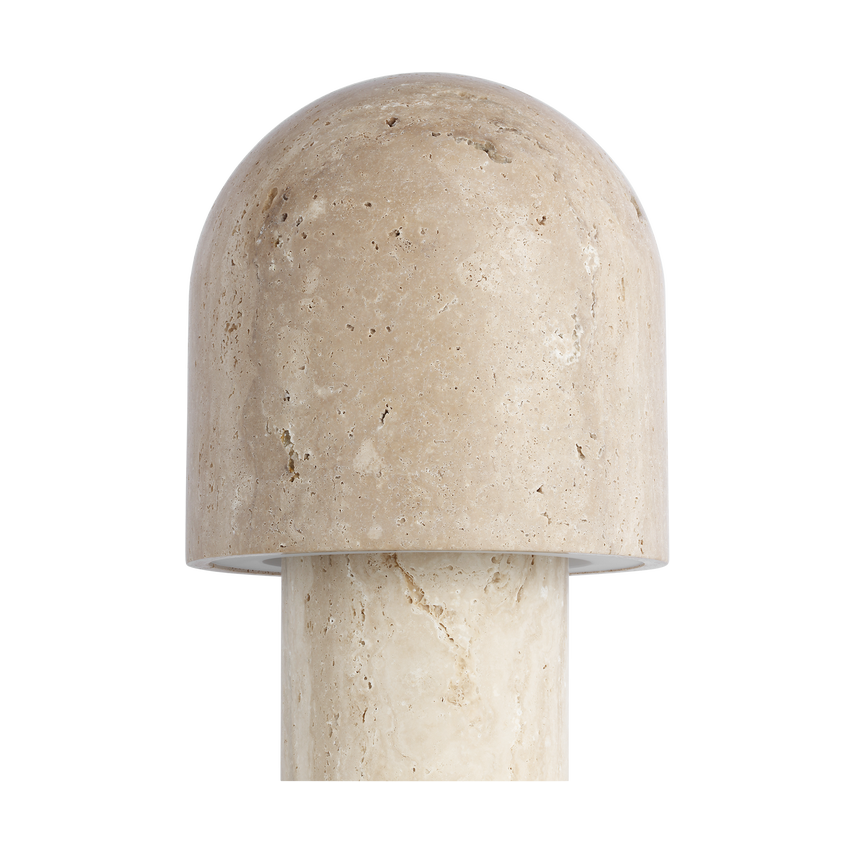 Kennett Small Travertine Table Lamp