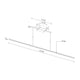 Vega Minor 48" LED Linear Pendant