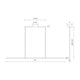 Vega Minor 60" LED Linear Pendant