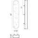 Marblestone 1-Light 22" Wall Sconce