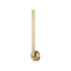 Adjustable LED picture light smaller version with pivoting arm in brushed gold finish, shown in vertical position, product photo
