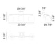 Derbishone 3-Light Wall Sconce