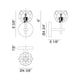 Rosa 1-Light Wall Sconce