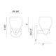 Reya 1-Light Wall Sconce