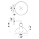 Farmley 1-Light 8" Wall Sconce