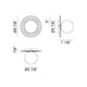 Modern Ruff 1-Light Flush Mount