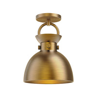 Waldo 9" 1-Light Semi Flush Mount