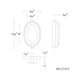 Solitaire 13" LED Wall Sconce