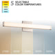 Slim LED 24" Bathroom Vanity & Wall Light