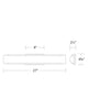 Demi LED 27" Bathroom Vanity & Wall Light