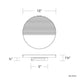 Crescent 10" LED Wall Sconce