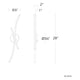 Tusk 28" LED Wall Sconce