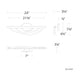 Swoop 24" LED Bath Vanity & Wall Light