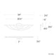 Swoop 34" LED Bath Vanity & Wall Light