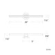 Bastone 26" LED Bath Vanity & Wall Light