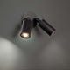 Cylinder LED Double Adjustable Indoor/Outdoor Wall Light