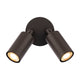 Cylinder LED Double Adjustable Indoor/Outdoor Wall Light