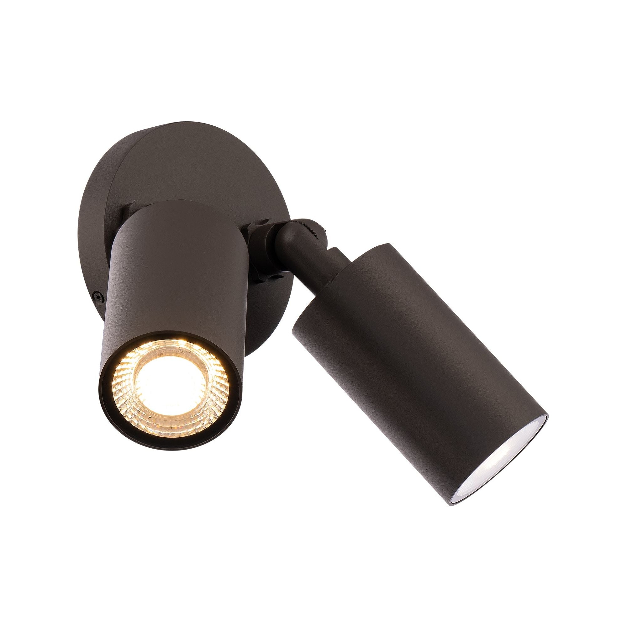 Cylinder LED Double Adjustable Indoor/Outdoor Wall Light