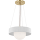 Arena 18" Ring and Globe Chandelier