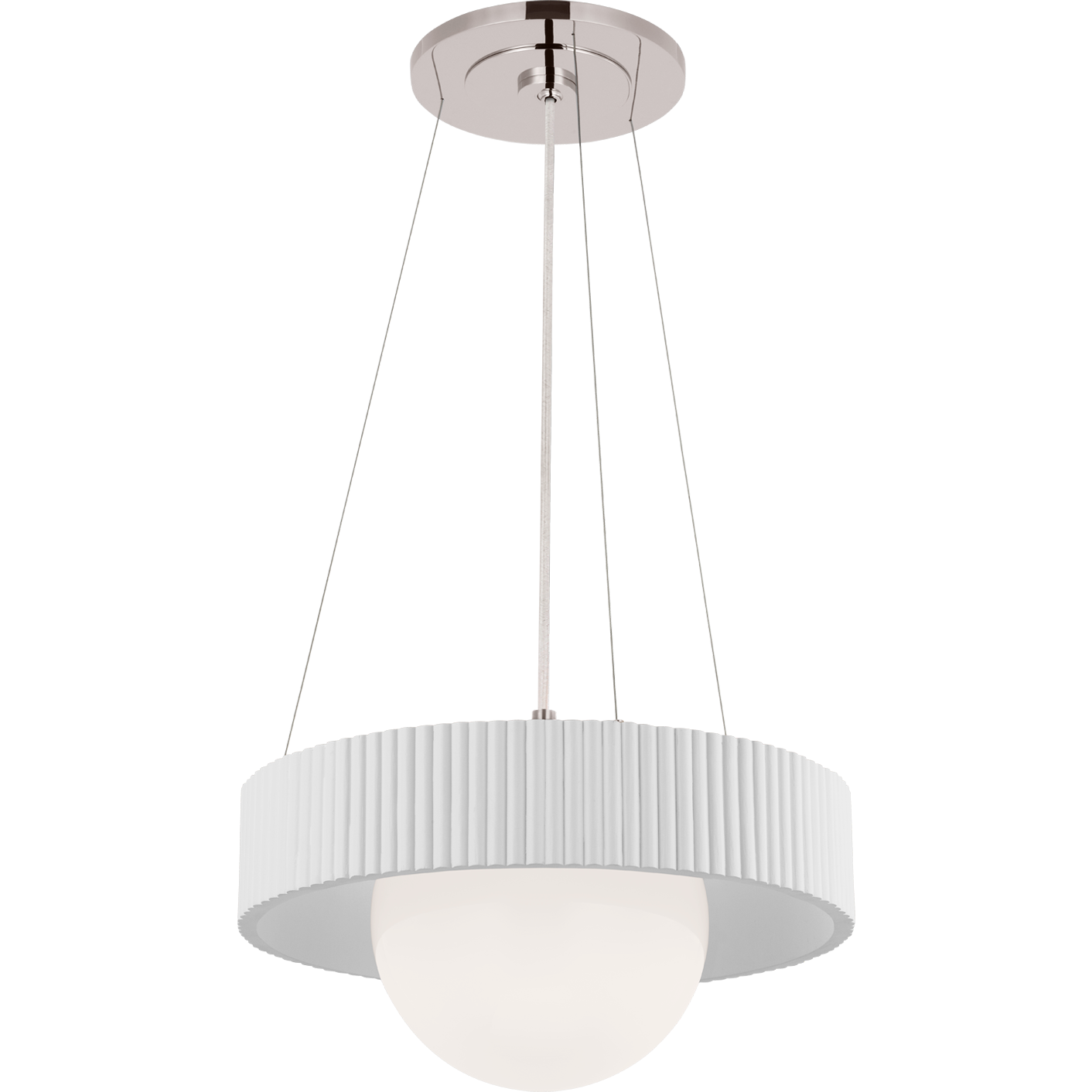 Arena 18" Ring and Globe Chandelier