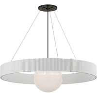 Arena 42" Ring and Globe Chandelier