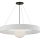 Arena 42" Ring and Globe Chandelier