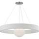 Arena 42" Ring and Globe Chandelier