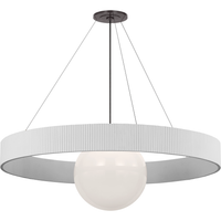 Arena 53" Ring and Globe Chandelier