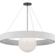 Arena 53" Ring and Globe Chandelier