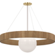 Arena 53" Ring and Globe Chandelier