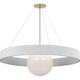 Arena 53" Ring and Globe Chandelier