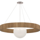 Arena 53" Ring and Globe Chandelier