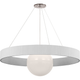 Arena 53" Ring and Globe Chandelier