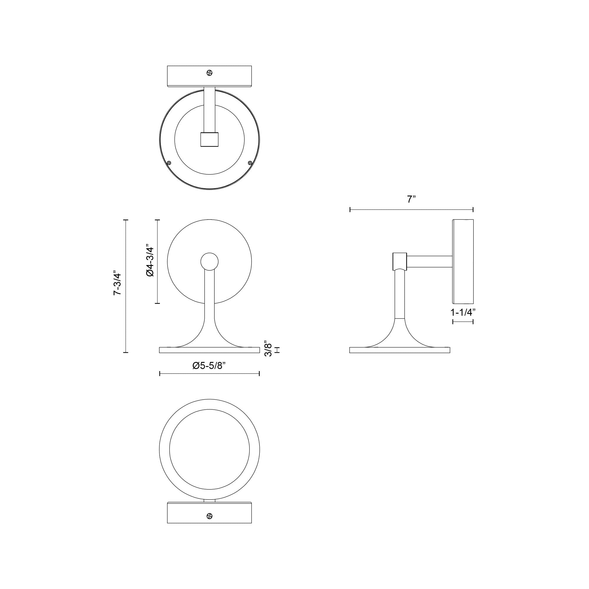 Issa 6" LED Wall/Vanity